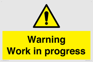 Warning Work in progress